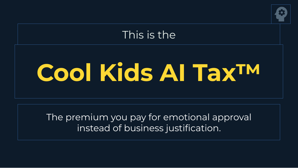 The Cool Kids AI Tax — slide 6